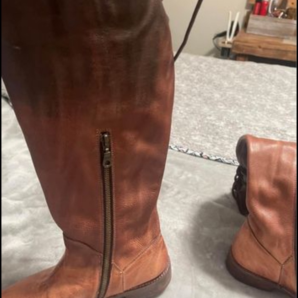 Bed Stu (wide calf) Leather Boots